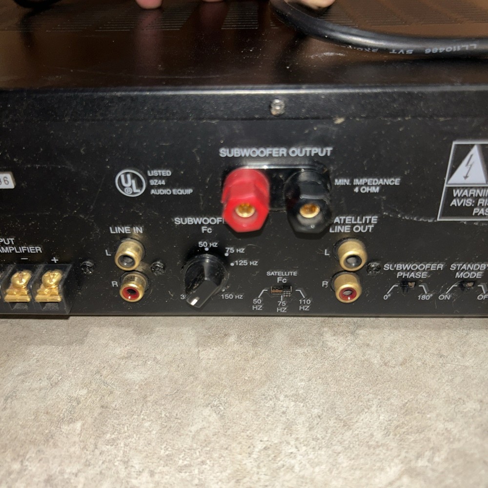 NHT SA-2 Power Amplifier, READ DESCRIPTION