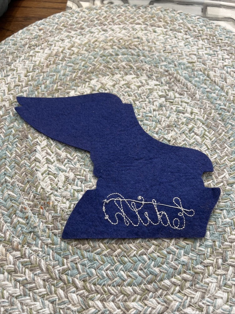 Vintage Felt Patch - Roller Rink Roller Skating Personalized Edith