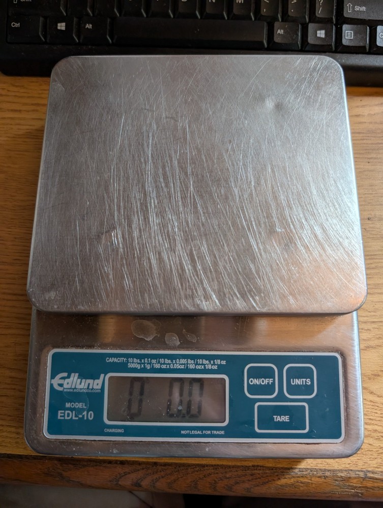 Edlund EDL-10 Multi-Function Top Loading Counter Model Digital Portion Scale