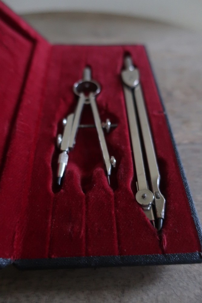 Vintage E. H. Ltd Technical Drawing Instruments x2 Boxed