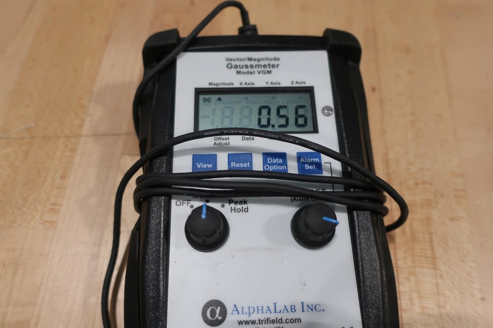 AlphaLab Vector/Magnitude Gaussmeter Model VGM