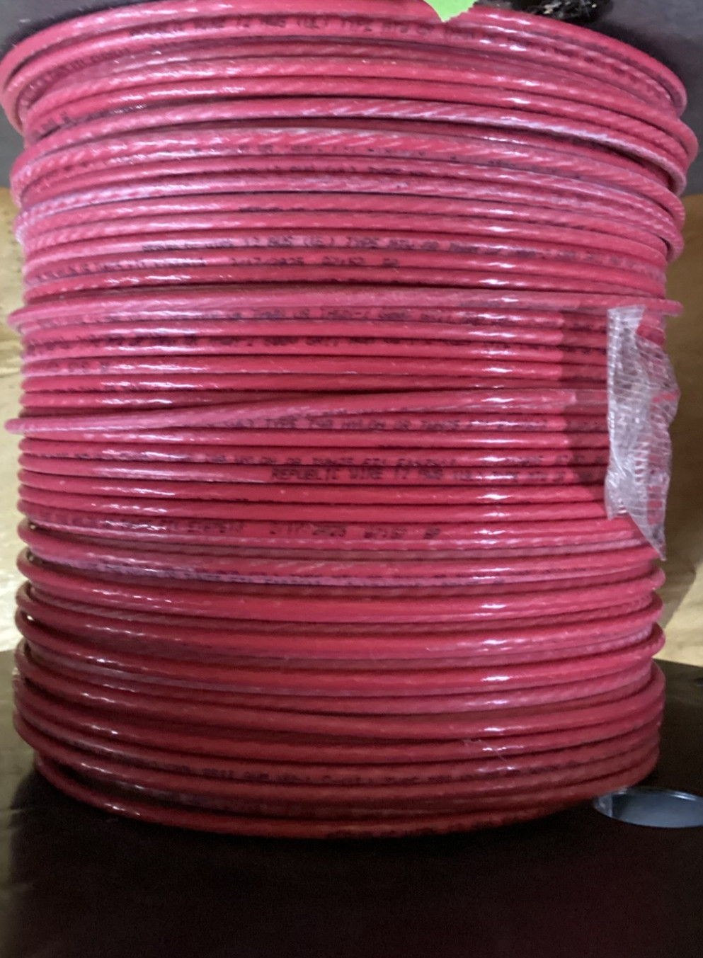 #12 AWG THHN Stranded Copper Electrical Wire Green Red White Blue