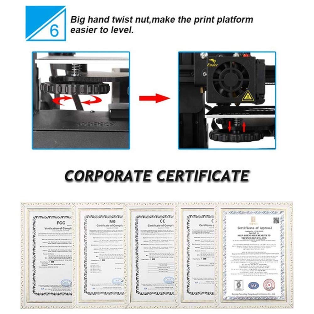 Creality Ender 3 3D Printer Fully Open Source with Resume Printing Function