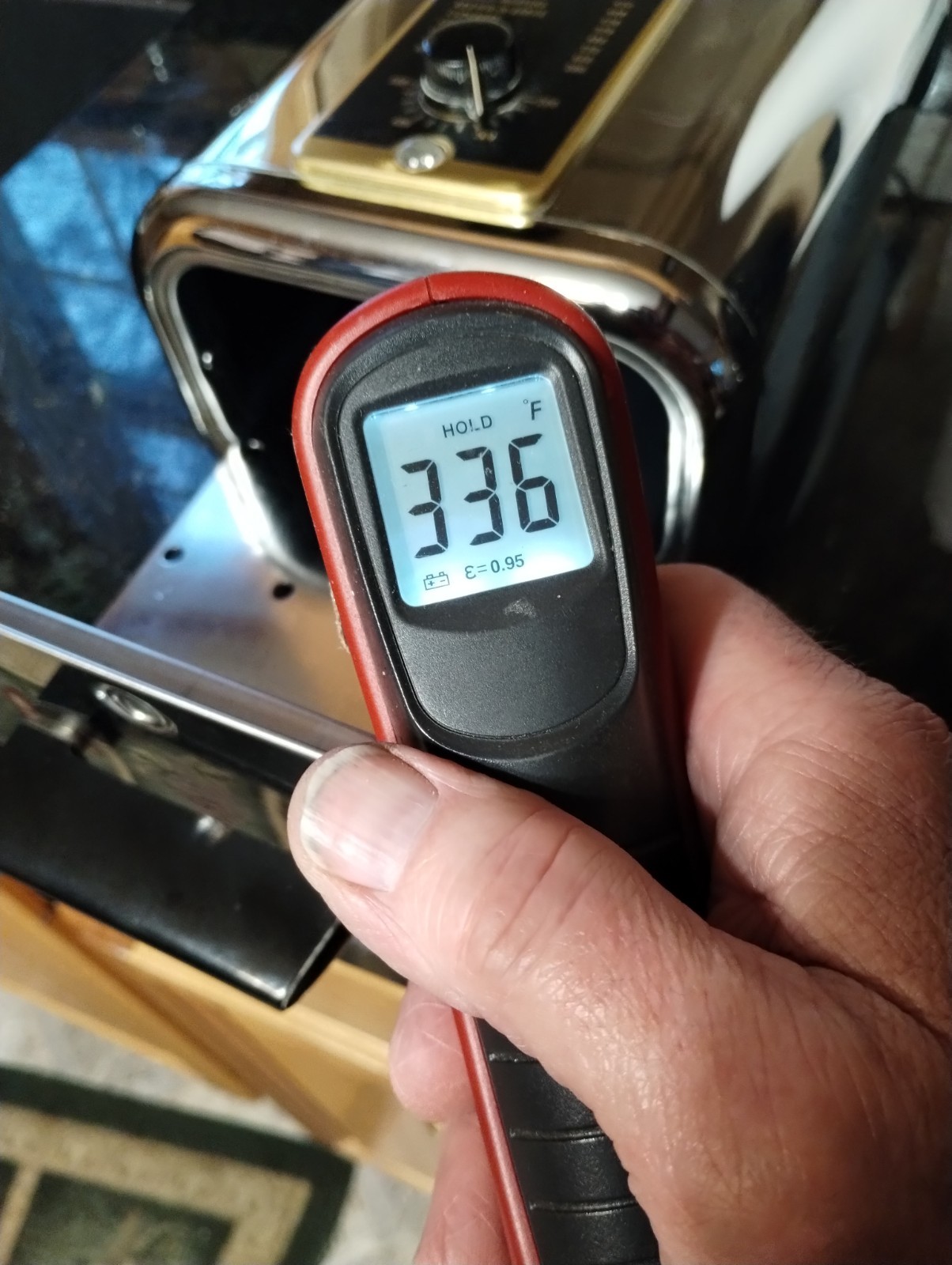 Vntg '50s Knapp Monarch Redi Baker Chrome Counter Top Oven. WORKS, LN, w/ Box