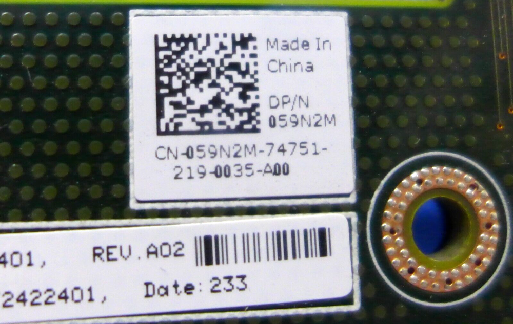 Genuine Dell Poweredge C6220 Backplane Board 59N2M