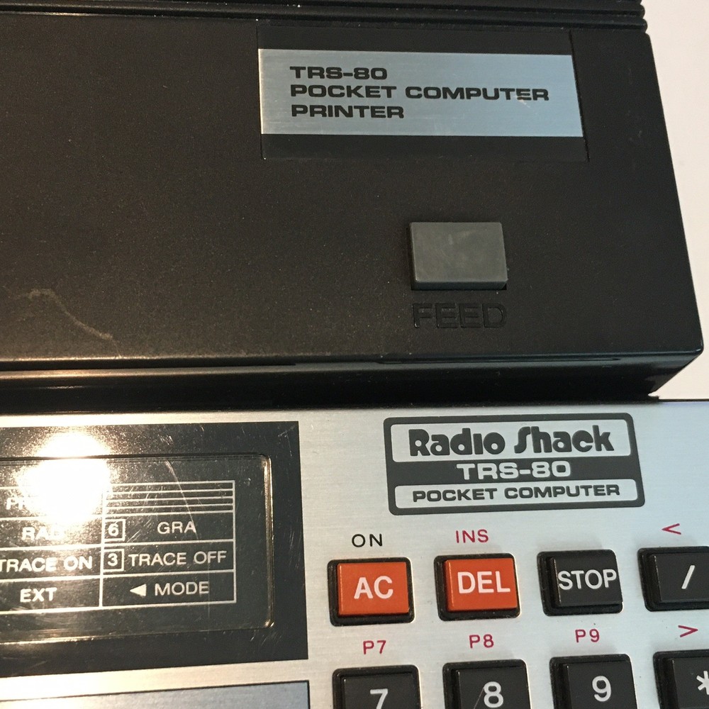 RadioShack TRS-80 PC-4 w/ Pocket Computer Printer