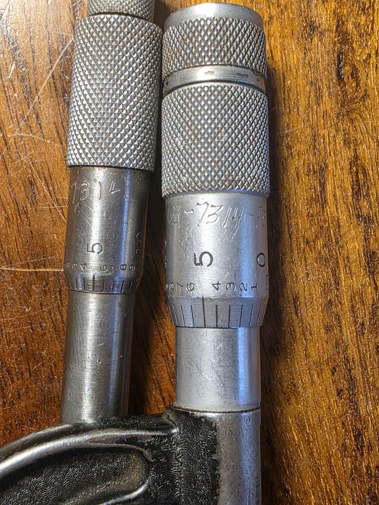 Lufkin Micrometers Outside (Model 1911) and Depth (Model 513)