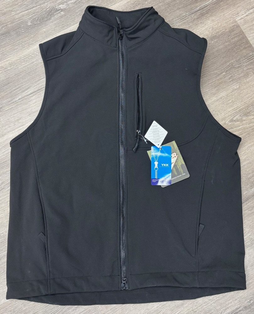Condor Core Soft Shell Vest Black Multiple Sizes 10616-002