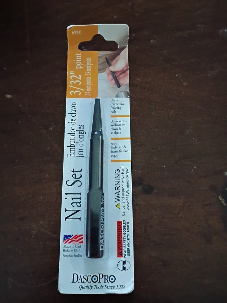 Dasco 3/32" Nail Set