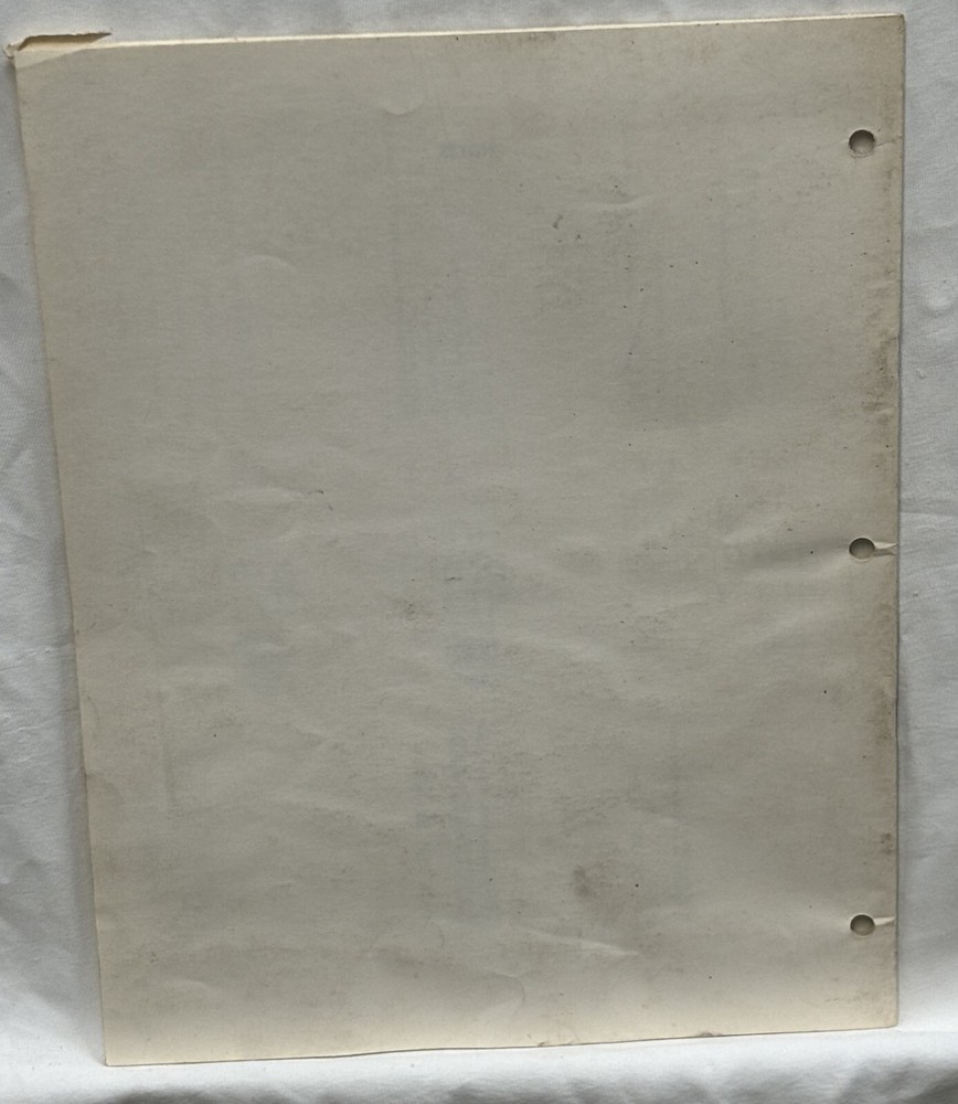 ORIGINAL-WILLIAMS-DOODLE BUG & LOVE BUG-INSTRUCTION MANUAL