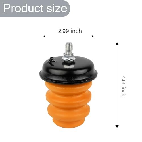 Rear Bump Stops, Leaf Spring Bumpers Compatible with 1999-2007 Chevy yellow