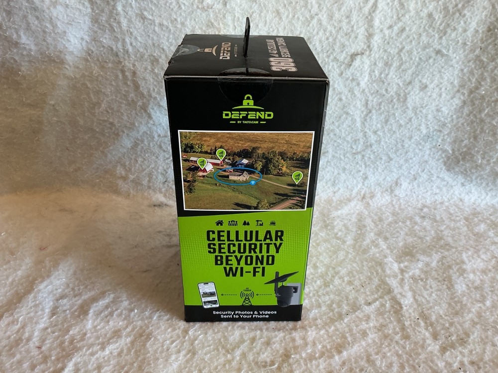Tactacam Defender 360 security camera NEW UNOPENED Solar powered 4G network
