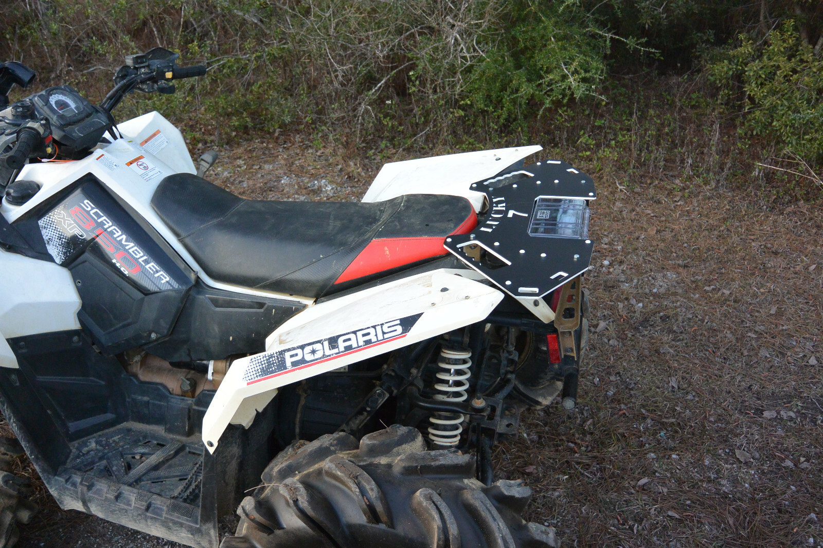 2013-2023 Polaris Scrambler 850 1000 Rear Rack w/ Storage Case