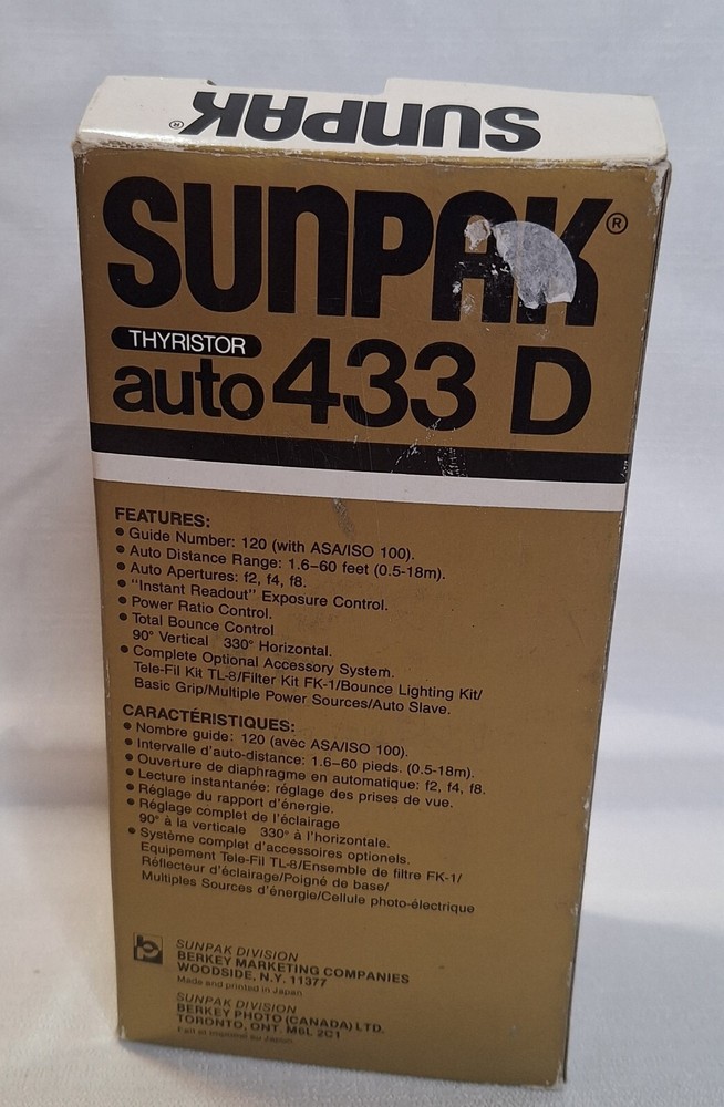 Sunpak Auto 433D Thyristor Flash