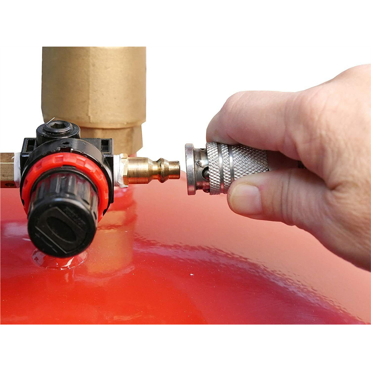 Lincoln 3601 Pneumatic 18 Gallon Pressurized Fluid Drain and Evacuation Tank