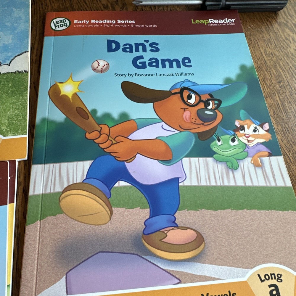 10 LeapFrog LeapReader Interactive Books Long & Short Vowels Reading Phonics