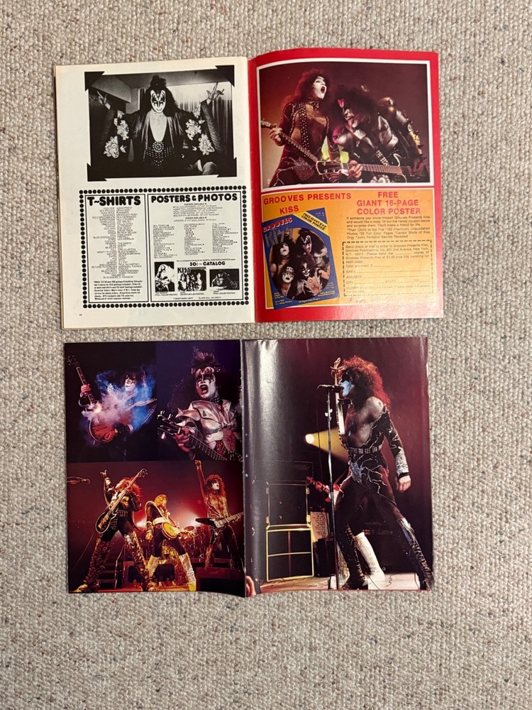 Kiss Grooves Magazines Set of 3
