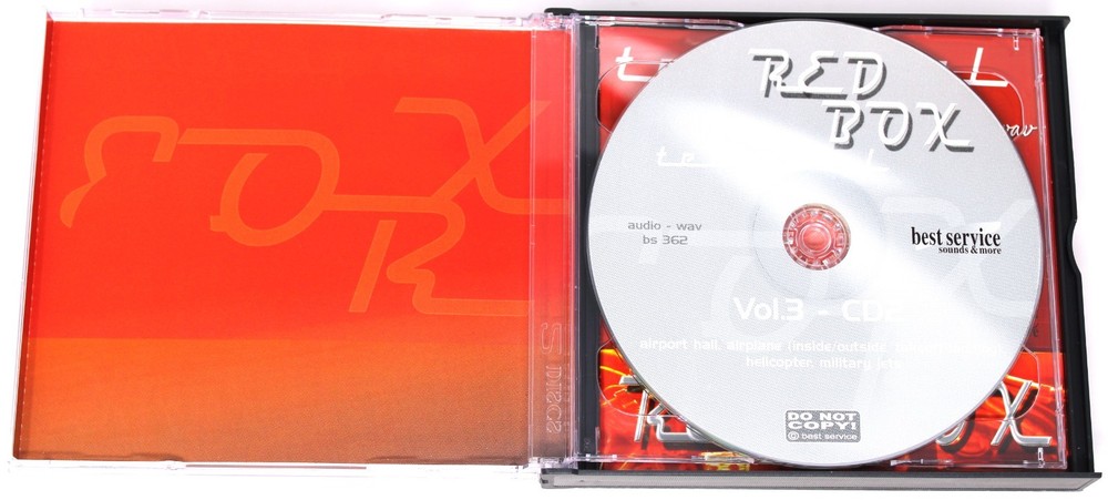 Best Service Red Box 3 Technical Sample/Sound Library/Sampling 5 CD