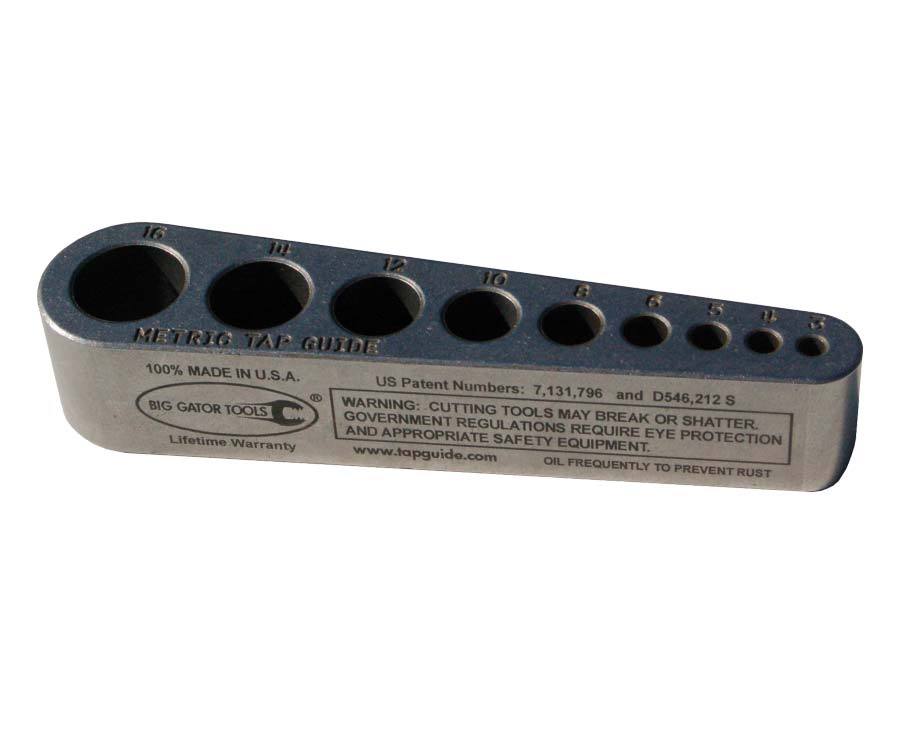 1 Tap guide -Helps tap gun barrels, pistols, gunsmith, automotive, sites, slings