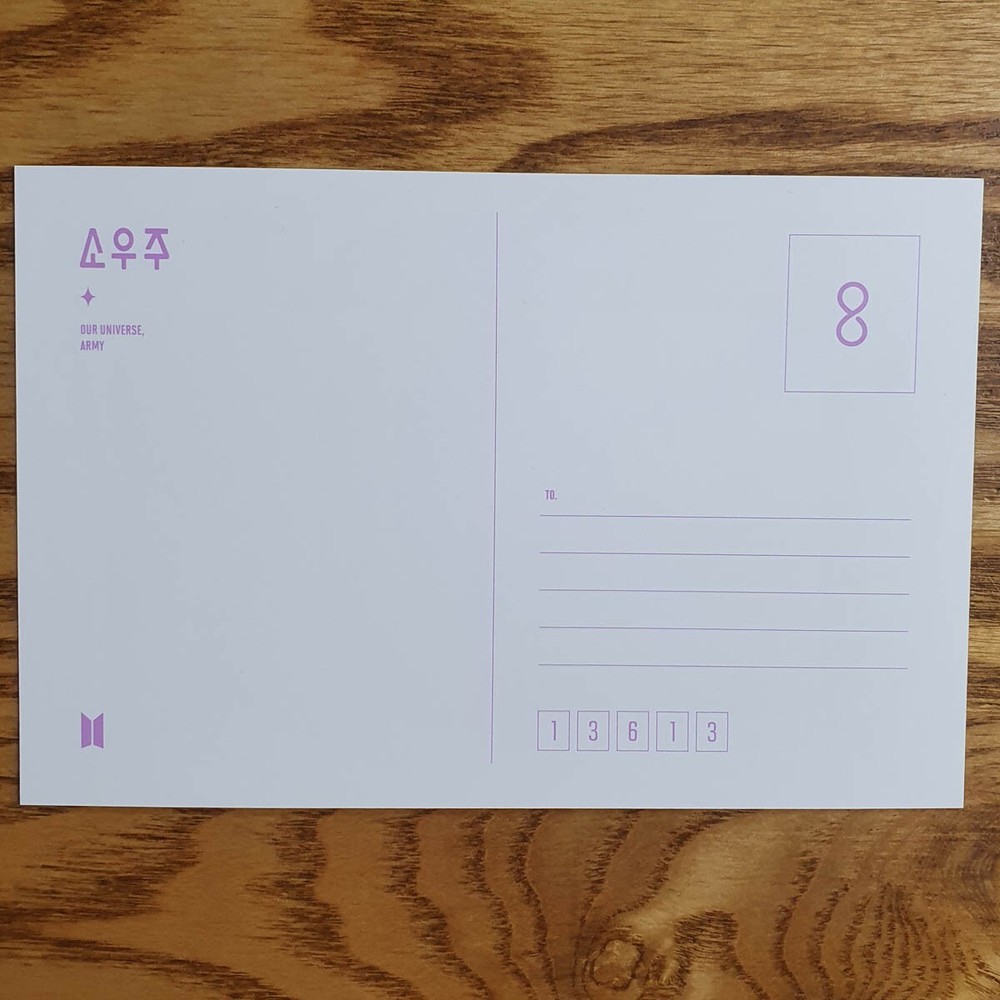 RM Official Hologram Postcard BTS 2021 Muster Sowoozoo Digital Code Genuine
