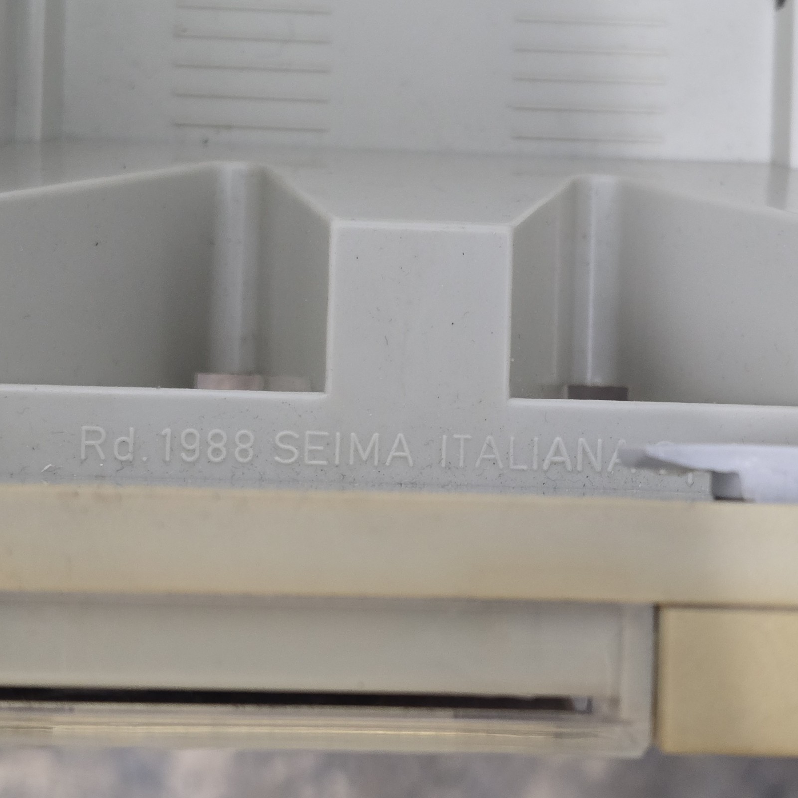 Exponent Vintage 9 Drawer Media Storage 3.5" & 5.25" Floppy Disk 1988 Italy