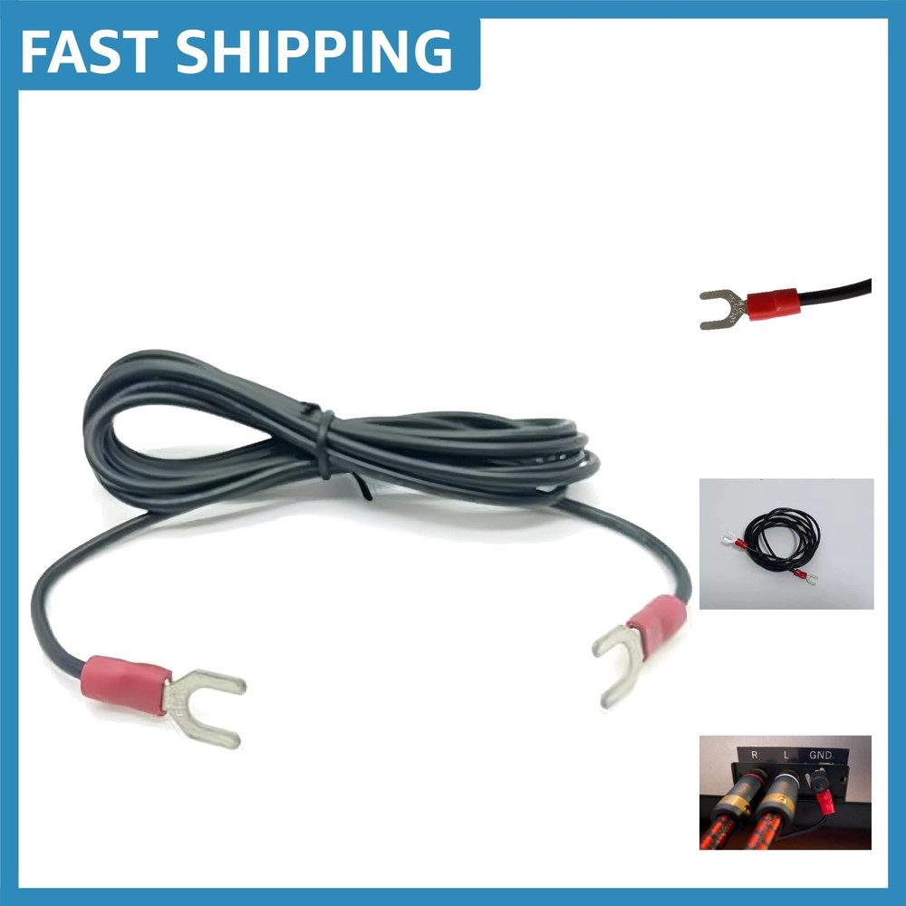 Eliminate Static with 5-ft Ground Wire for Technic Phonograph Turntables