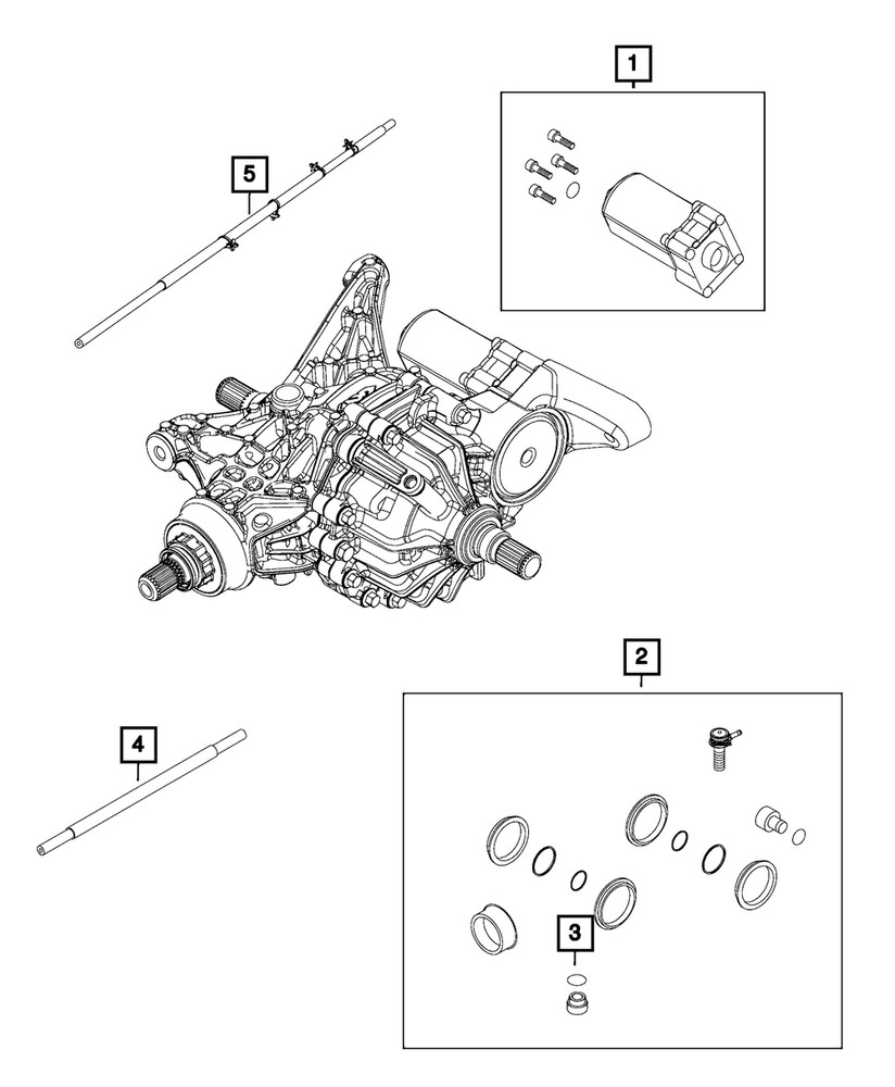 Genuine Mopar Differential Seal Kit 68267923AA