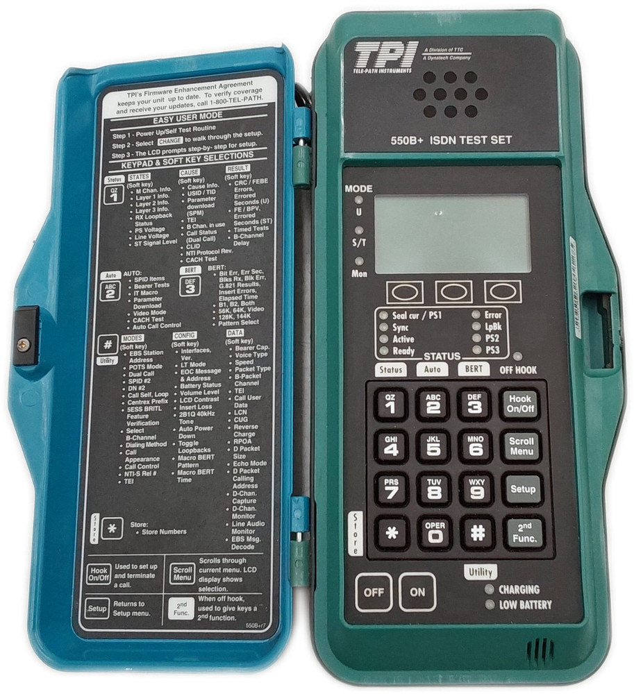 TCC TPI 550B+ Portable Test Set – Telecom System Analyzer