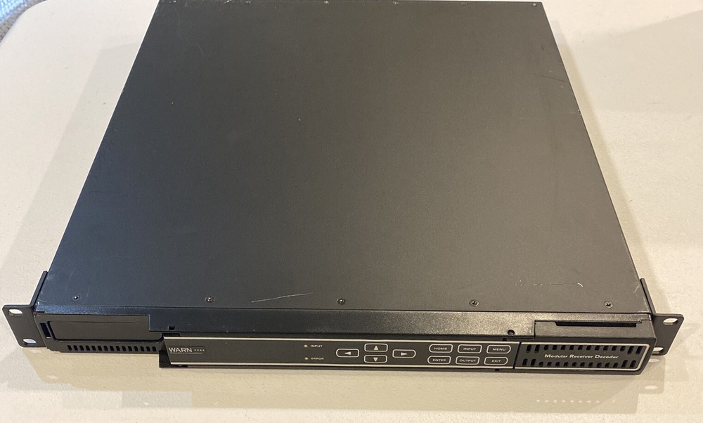 Sencore MDR 3187B Modular Receiver Decoder Missing Door Cover