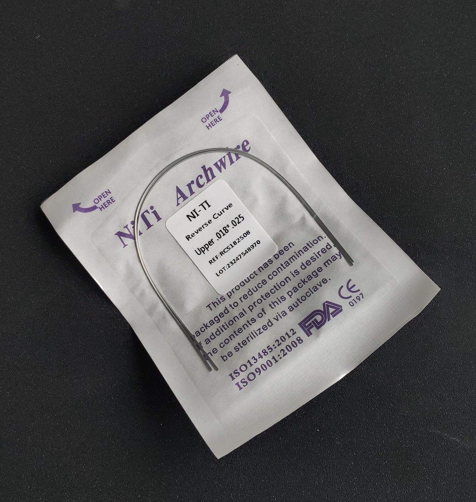 10Pack Dental Orthodontic Super Elastic Reverse Curve True Rectangular Arch Wire