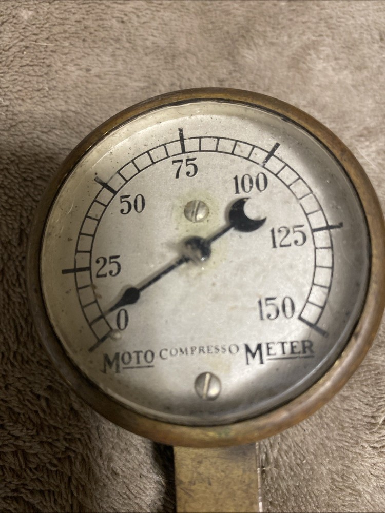 VINTAGE MOTOMETER COMPRESSION TESTER GAUGE