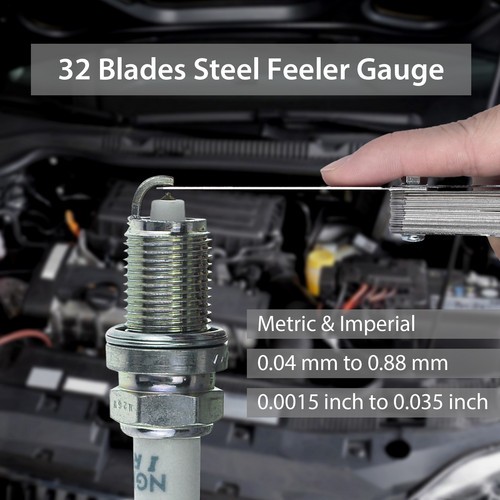 Neoteck 6"Digital Caliper Vernier Micrometer+Feeler Electronic Gauge 0.0005"