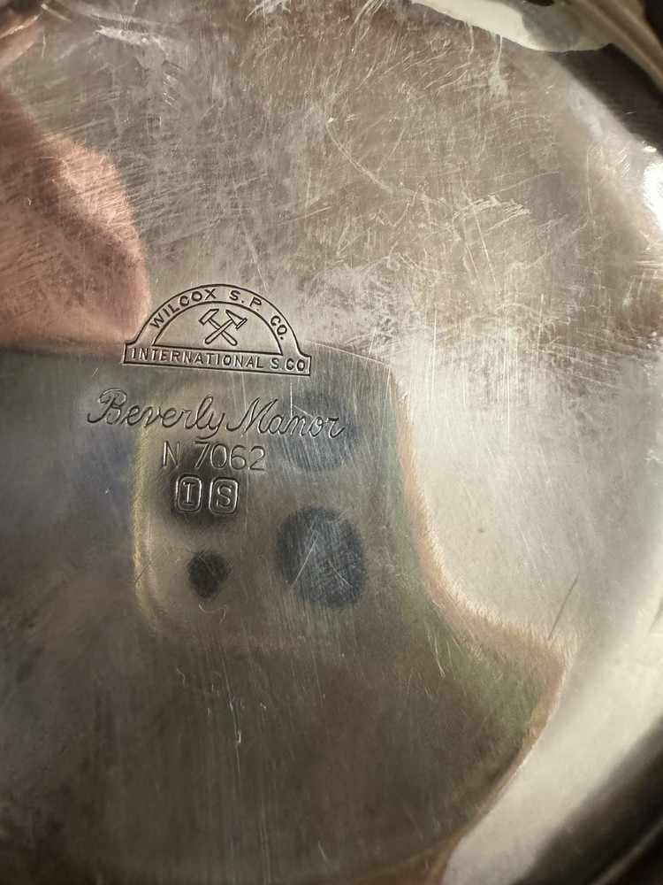 Antique Wilcox New Beverly Manor Silver Tea Coffeepot Set 4 PCS