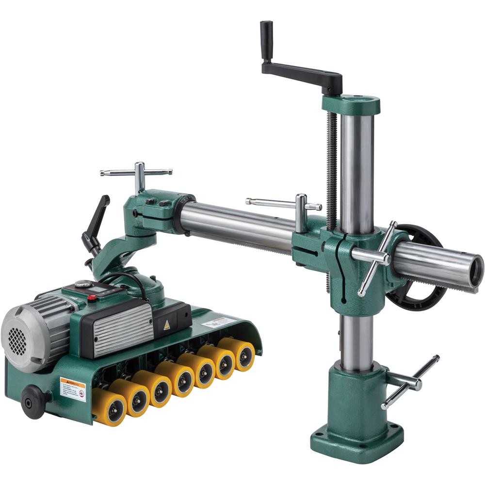 T33295 2/3 HP Variable-Speed 7-Roller Power Feeder, Single-Phase