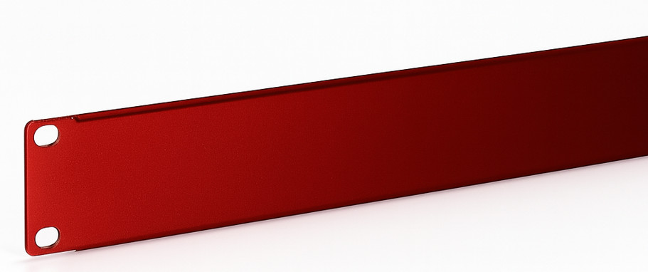 1U Solid Rack Panel – Candy Metallic Cherry – 19” Steel Perforated Cover