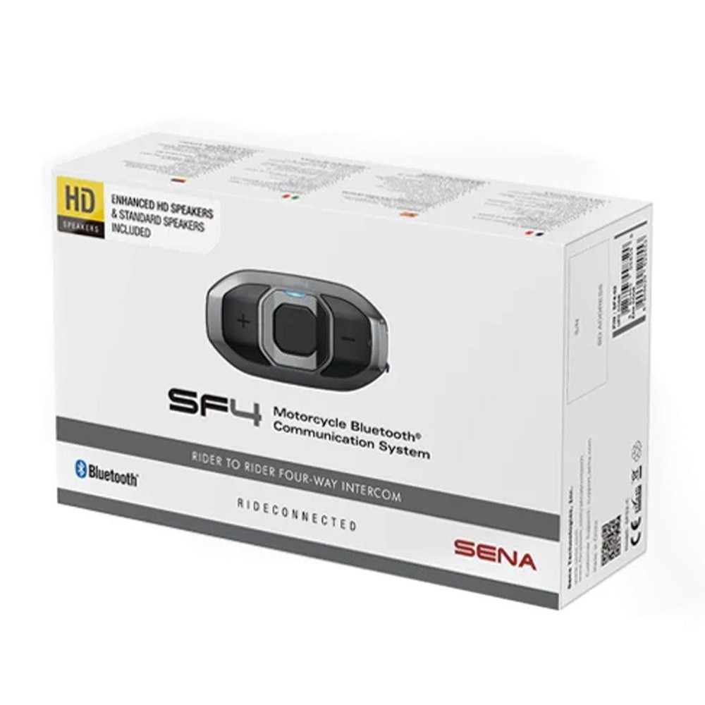 Sena SF4 Motorcycle Bluetooth Intercom Communication System Headset