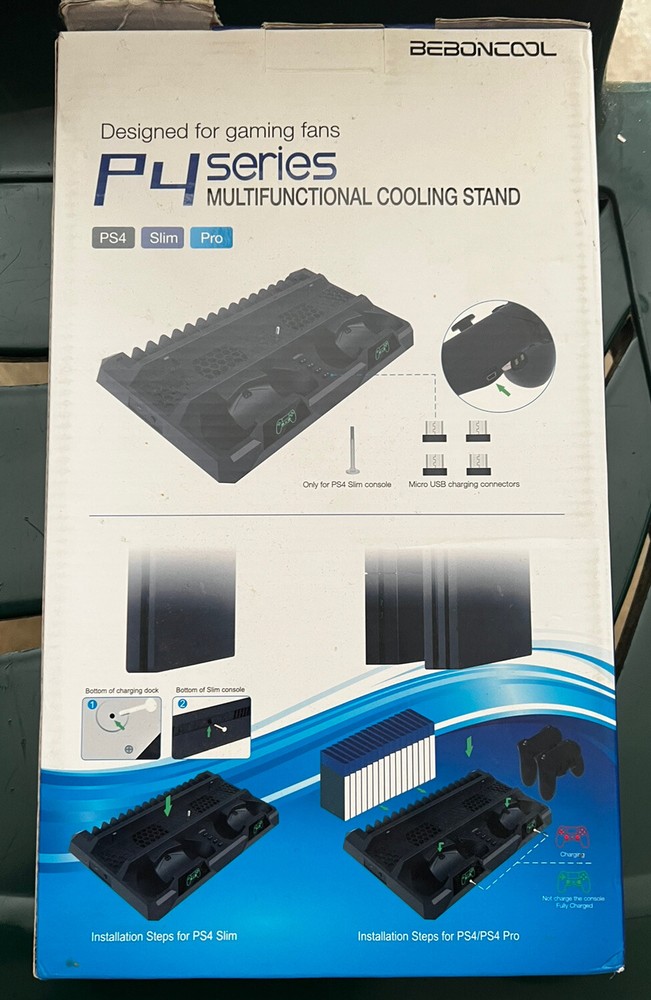 OIVO Regular Multi-functional Vertical Cooling Stand for PS4/ PS4 Slim/ PS4 Pro