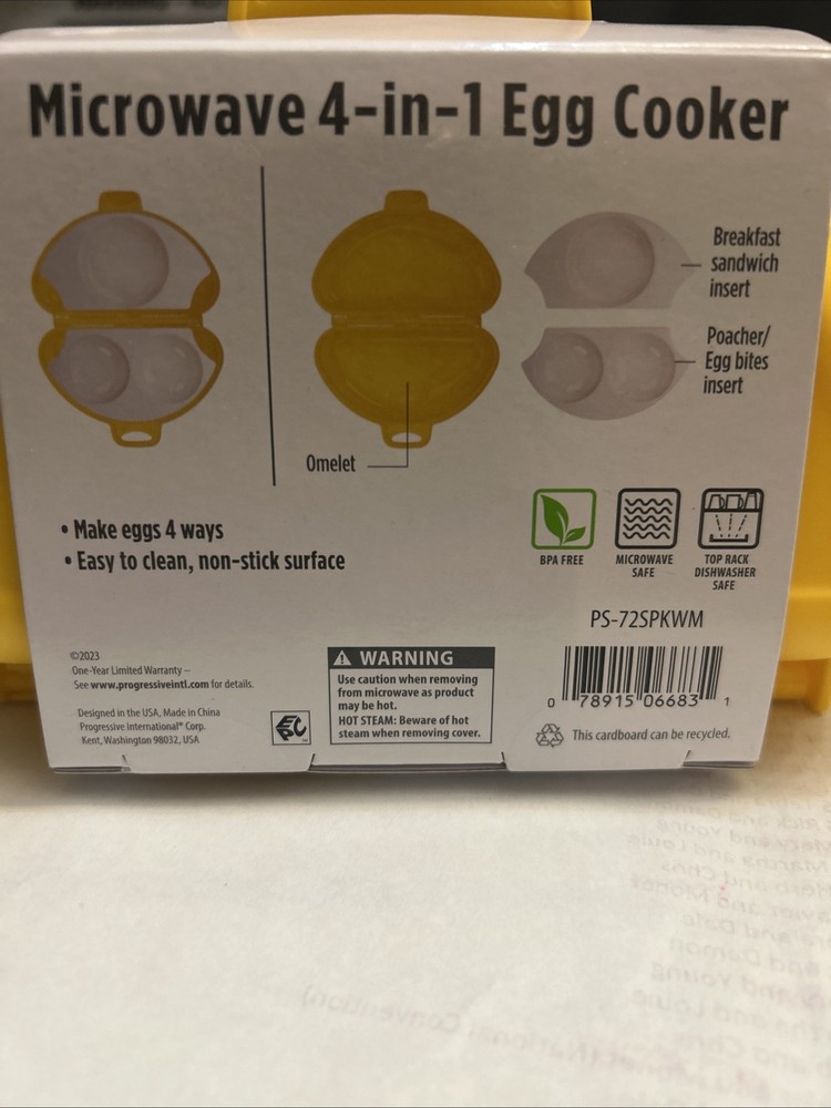 Prep Solutions Microwave Four And One Egg Cooker