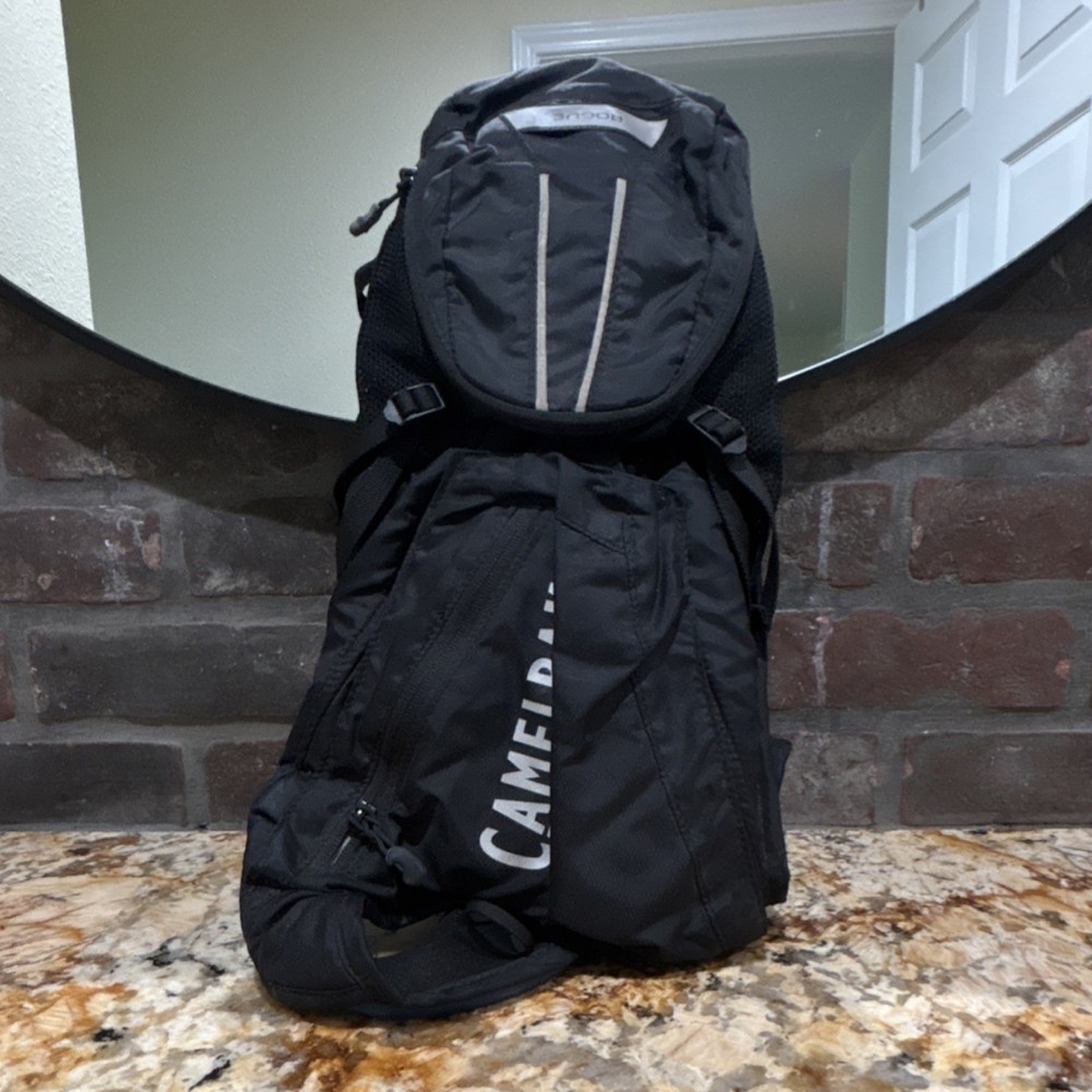 CamelBak Hydration Backpack 2L Black Gray Reflective Lightweight Hiking