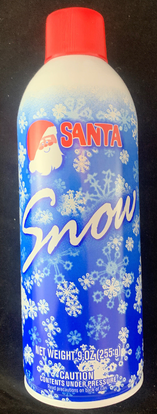 Santa Snow Spray Aerosol Snow 9oz Can Crafts Wedding Fake Artificial Christmas