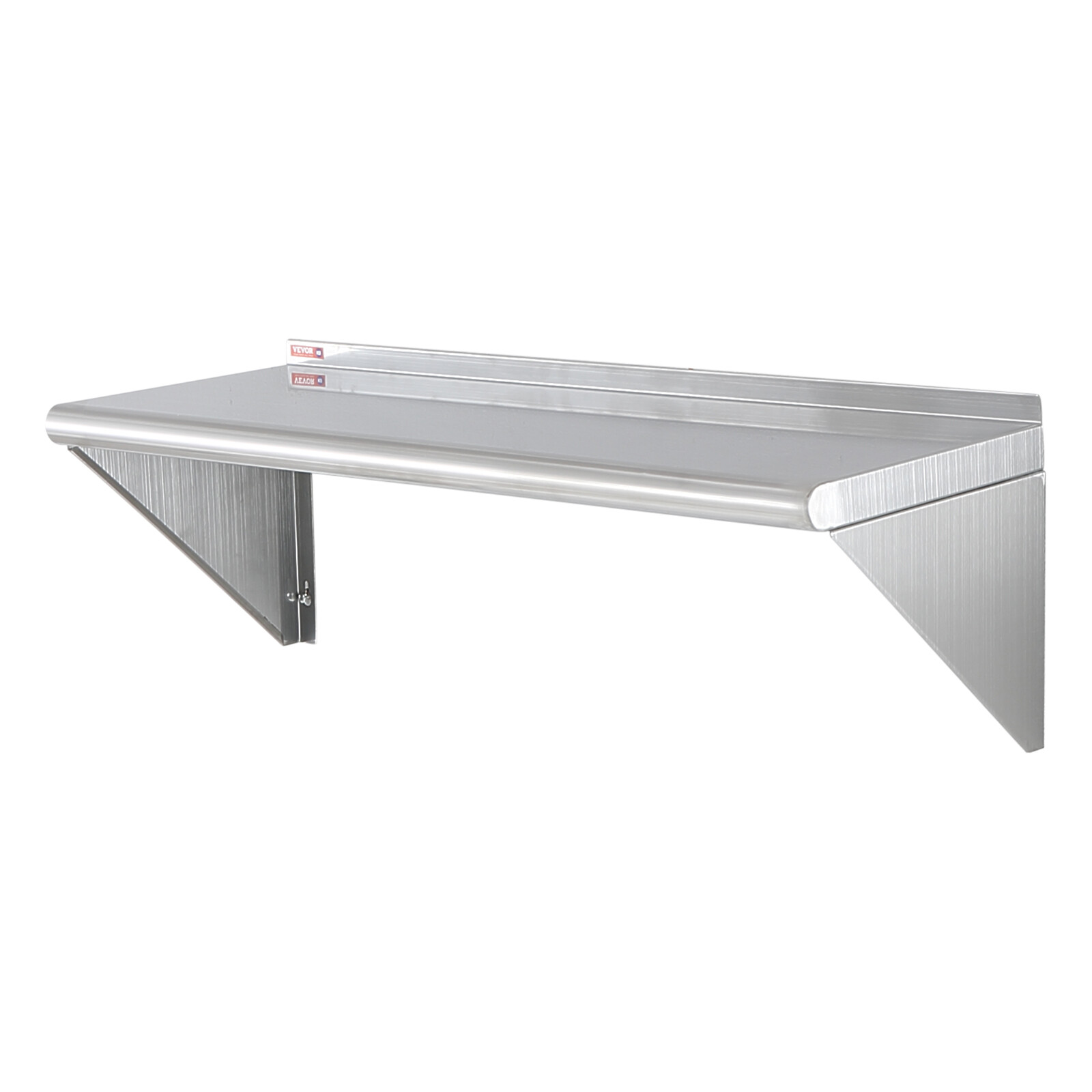 VEVOR 36" x 12" Stainless Steel Wall Mounted Shelf Kitchen Restaurant Shelving