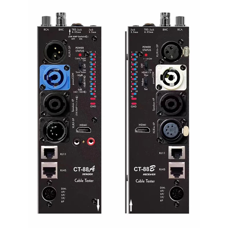 Audio Separate Multi-Function Line Meter Xlr Signal Line Meter Hdm Line Meter