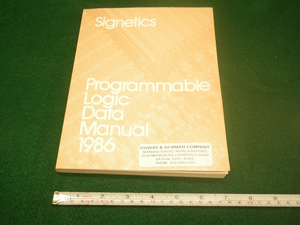 Vintage Signetics Programmable Logic Data Manual 1986 Catalog/Manual