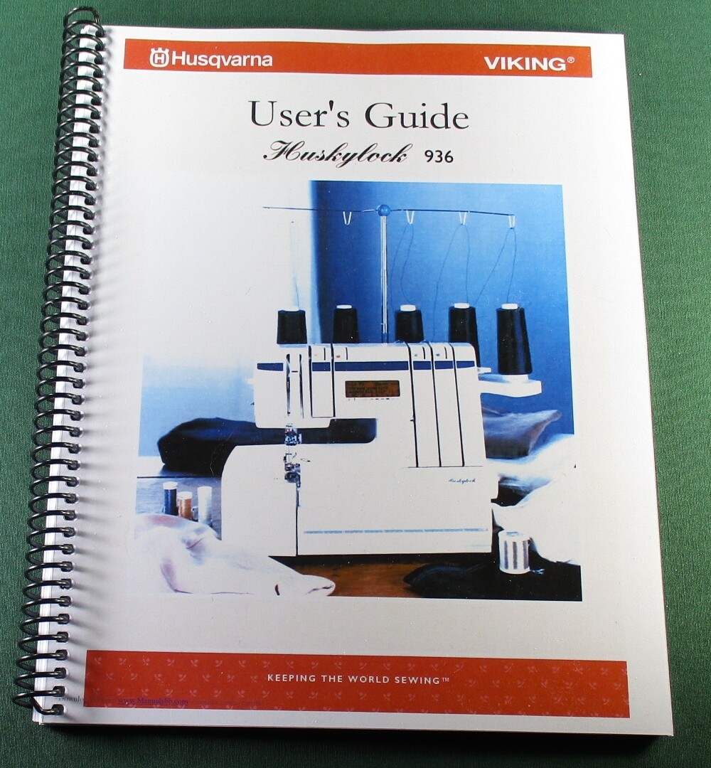 Husqvarna Viking Huskylock 936 Instruction Manual: w/ Protective Covers!