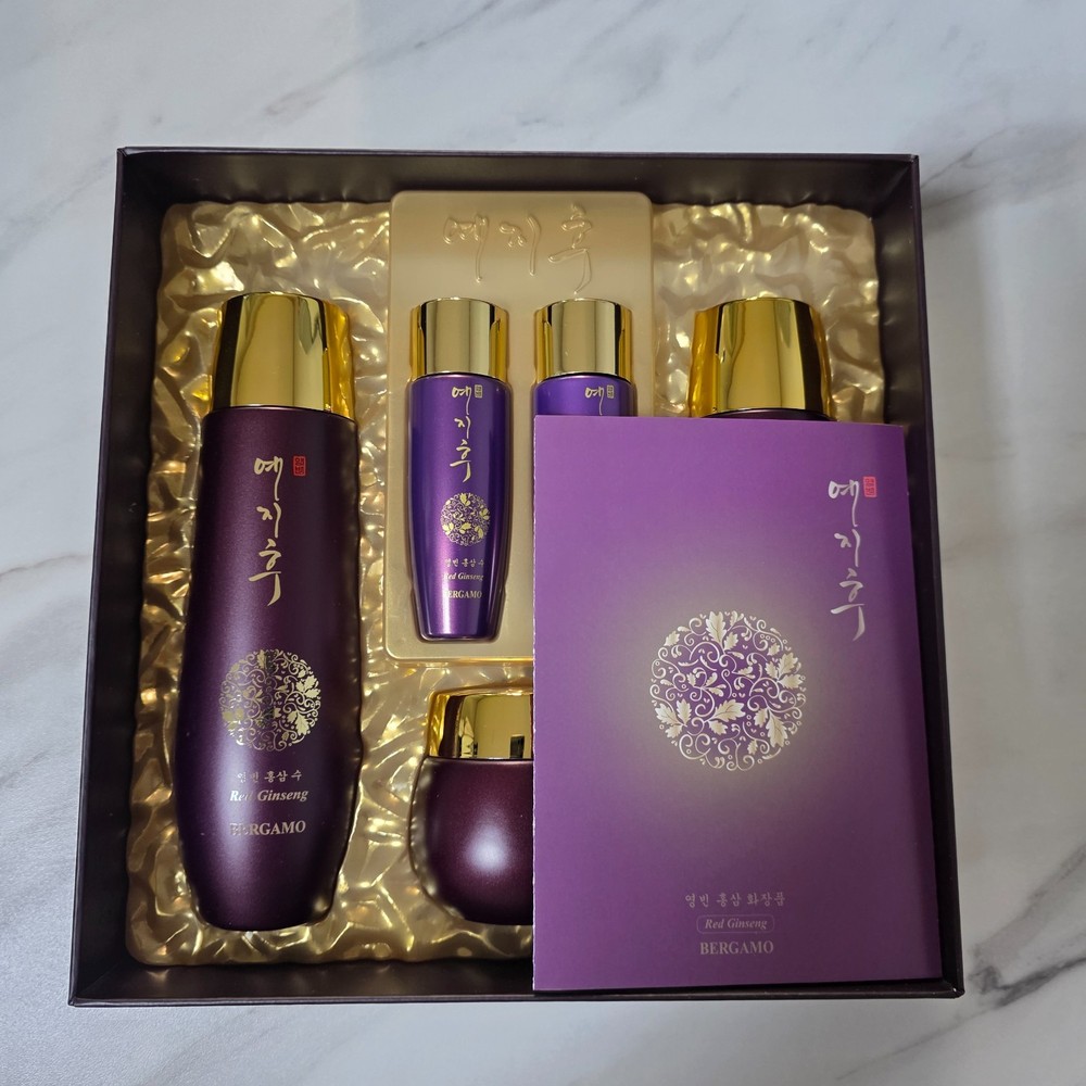 Yezihu Youngbin Red Ginseng Korean Skincare Basic Set