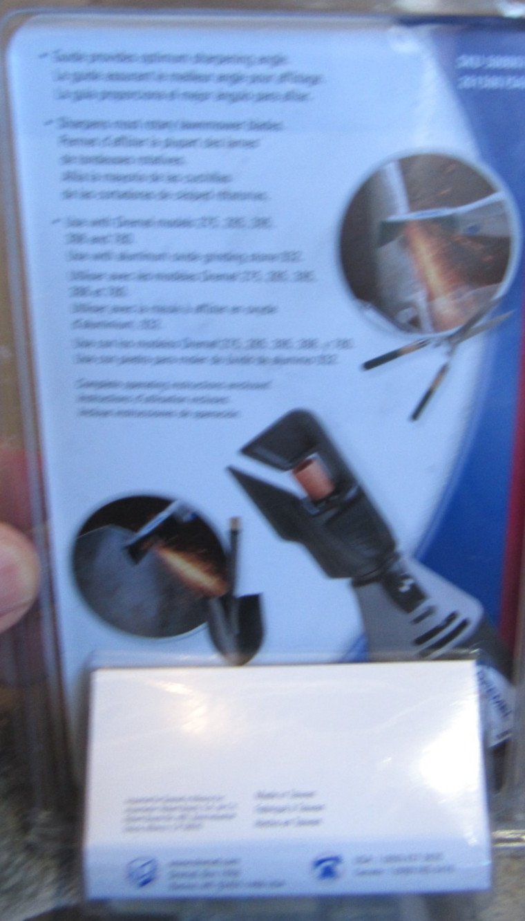 Dremel Lawn Mower & Garden Tool Sharpener # 675 Attachment New Sealed