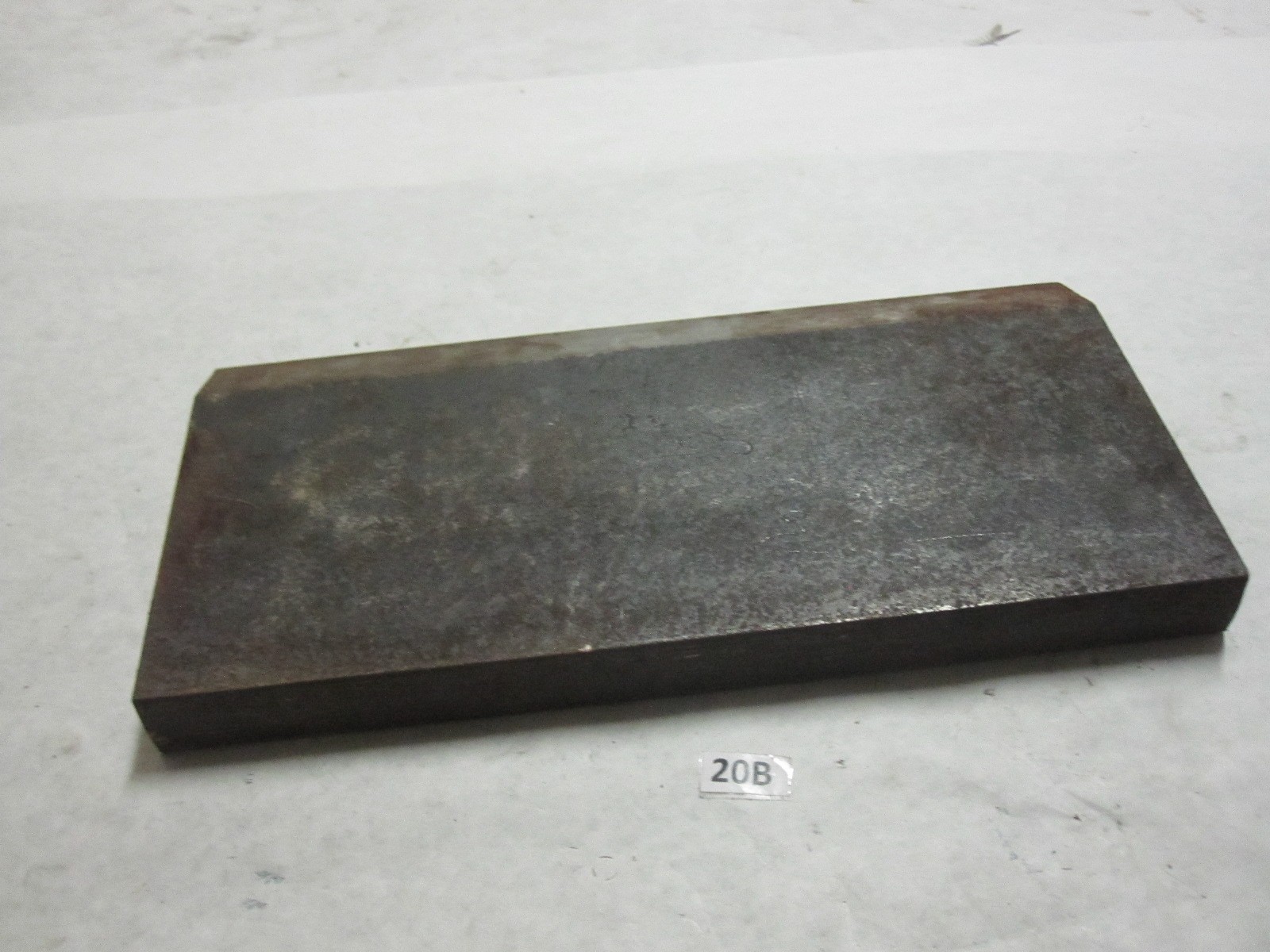 Hydraulic press brake die plate 12” x 6” x 1