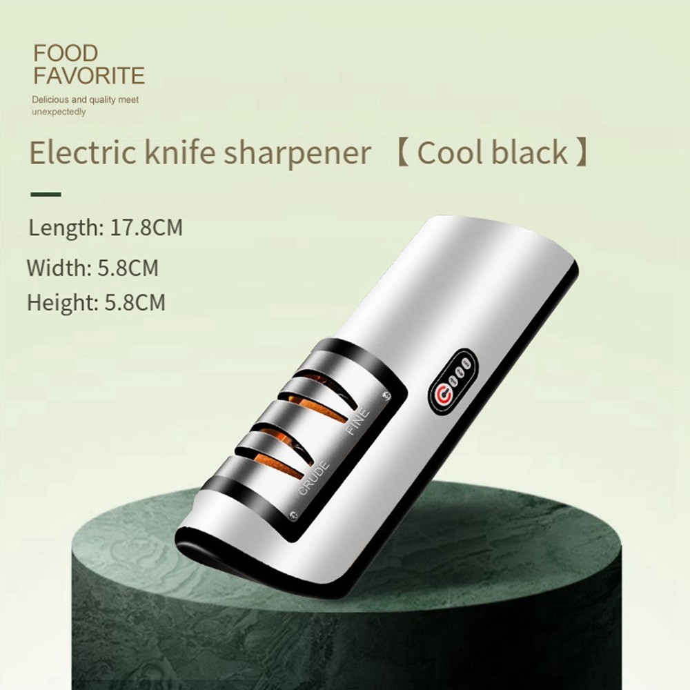 Electric Sharpener Automatic Adjustable Kitchen Tool for Fast Sharpening 1675