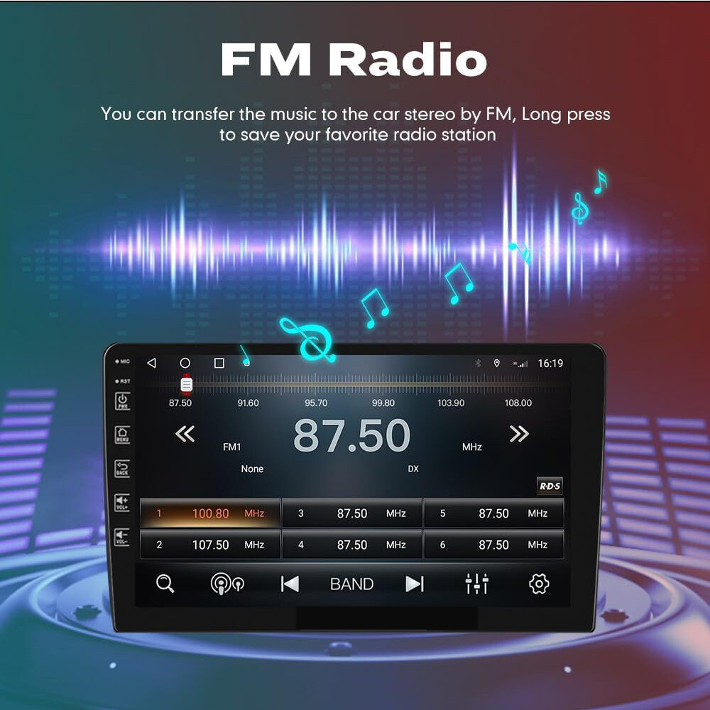 For 1999-2004 Ford F250 F-350 Super Duty Carplay Stereo Radio Android 15 Navi BT