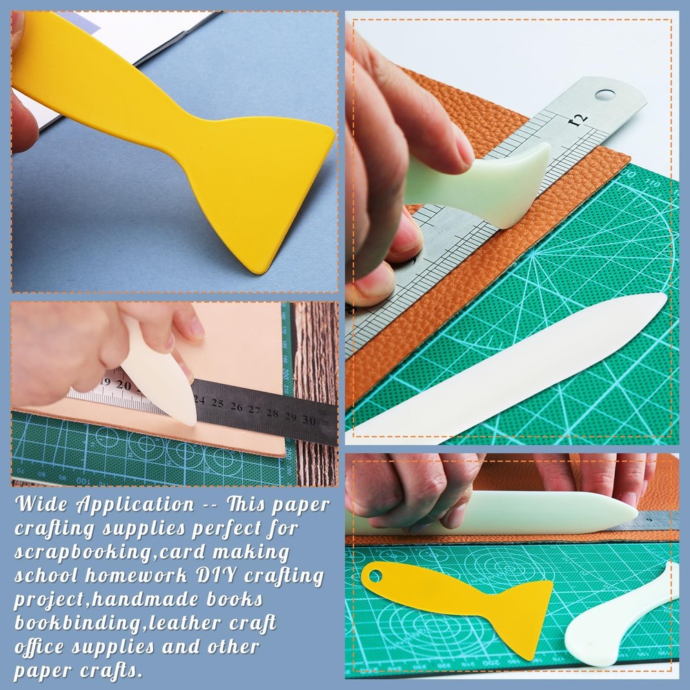 Bone Folder & Creaser Tool - 2PCS for Scoring and Folding Paper Crafts